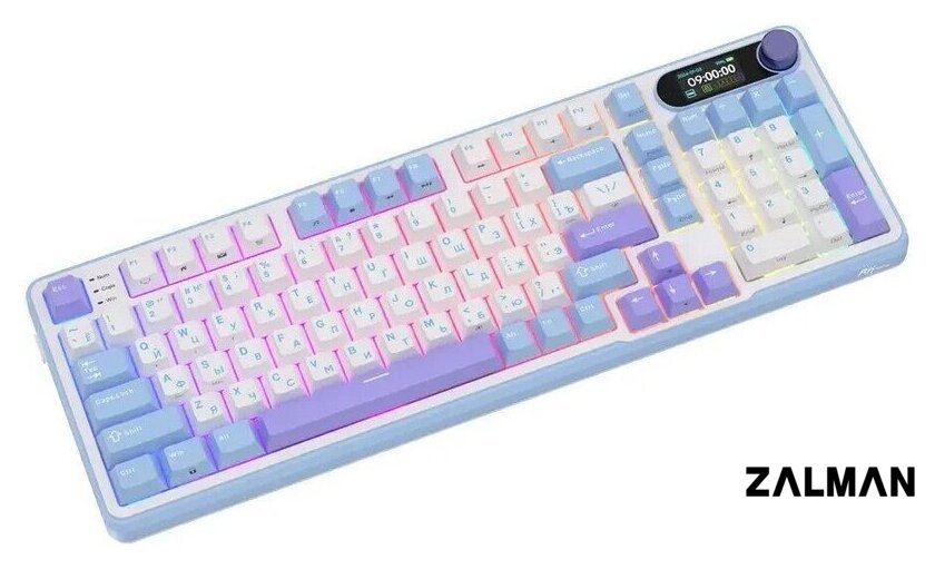 Клавиатура Royal Kludge RK-S98 RGB Taro Milk (RK Cream)