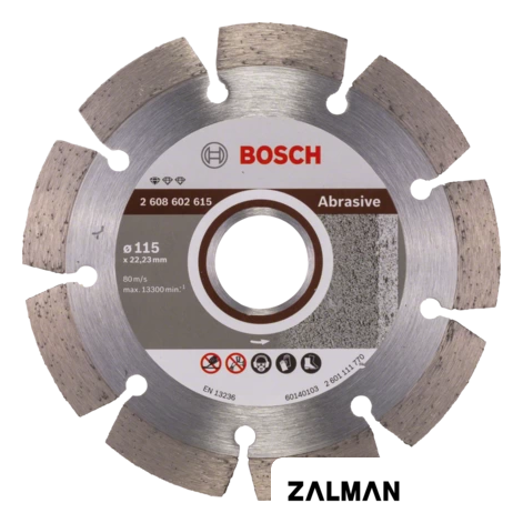 Отрезной диск алмазный  Bosch Standard Abrasive 2608602615