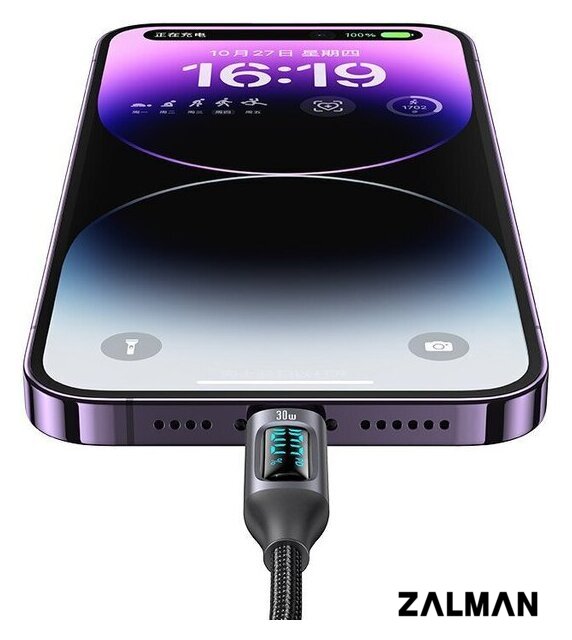 Кабель Usams US-SJ667 USB Type-С - Lightning (1.2 м, черный)