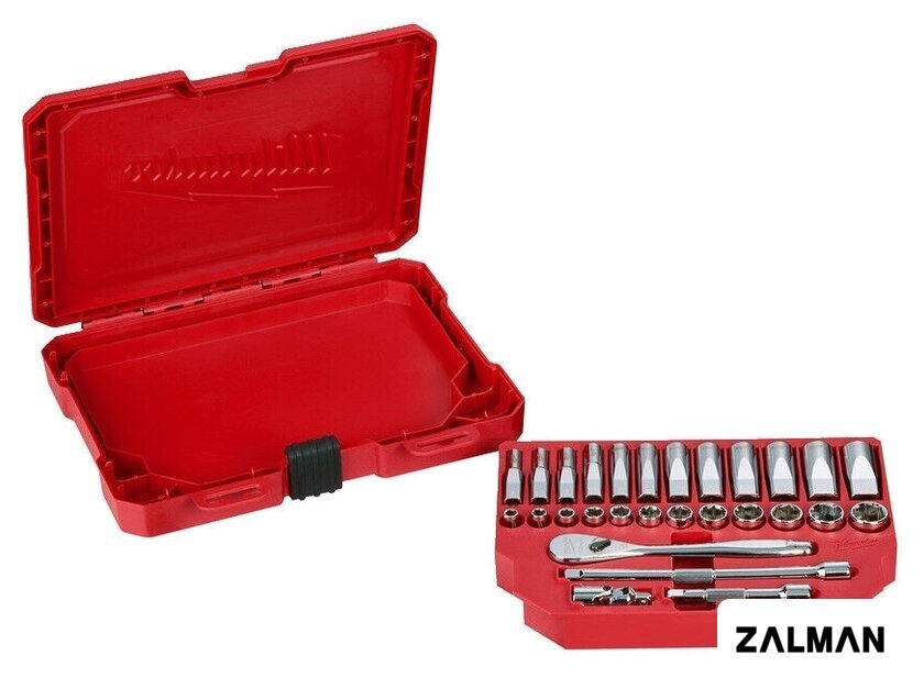 Набор трещотка с головками Milwaukee 4932464943 (28 предметов)