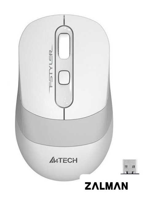 Мышь A4Tech Fstyler FG10S (белый/серый)