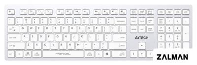 Клавиатура A4Tech Fstyler FBX50C (серебристый/белый)