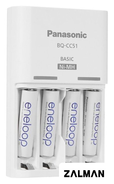 Аккумуляторы + зарядное Panasonic Eneloop Basiс Charger K-KJ51MCD04E