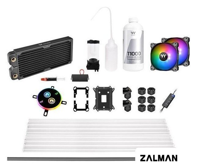 Система жидкостного охлаждения для процессора Thermaltake Pacific C240 DDC Hard Tube Water Cooling Kit CL-W242-CU12SW-A