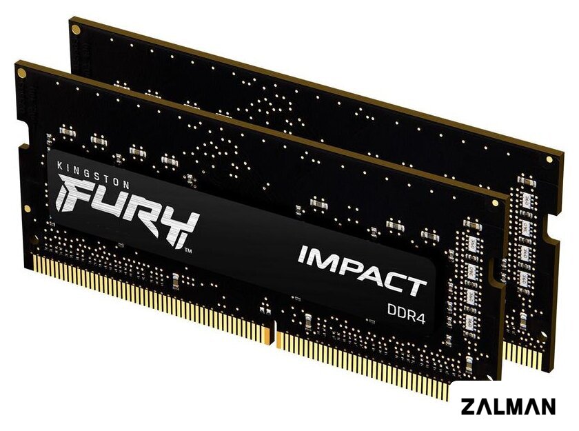 Оперативная память Kingston FURY Impact 2x16ГБ DDR4 SODIMM KF432S20IBK2/32
