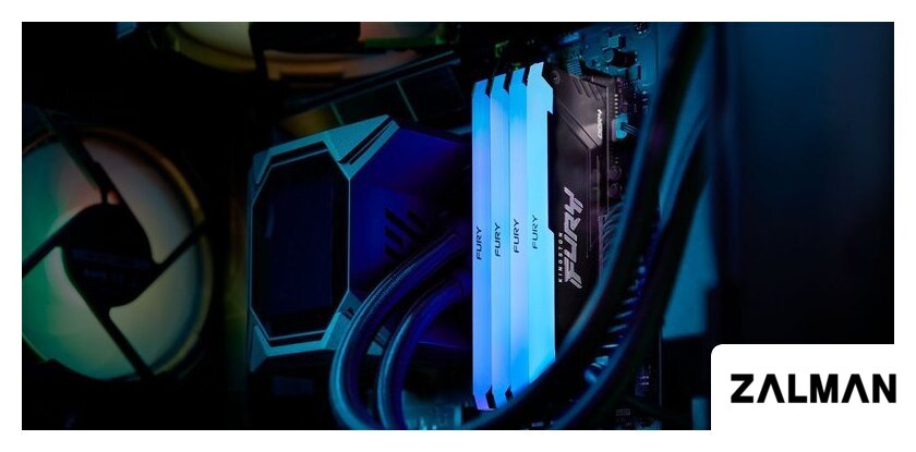Оперативная память Kingston FURY Beast RGB 2x32ГБ DDR4 3600 МГц KF436C18BB2AK2/64