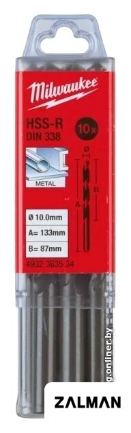 Набор сверл Milwaukee 4932363529 (10 предметов)