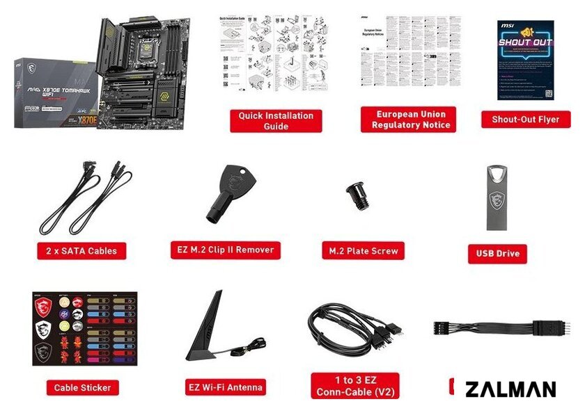 Материнская плата MSI MAG X870E Tomahawk WiFi