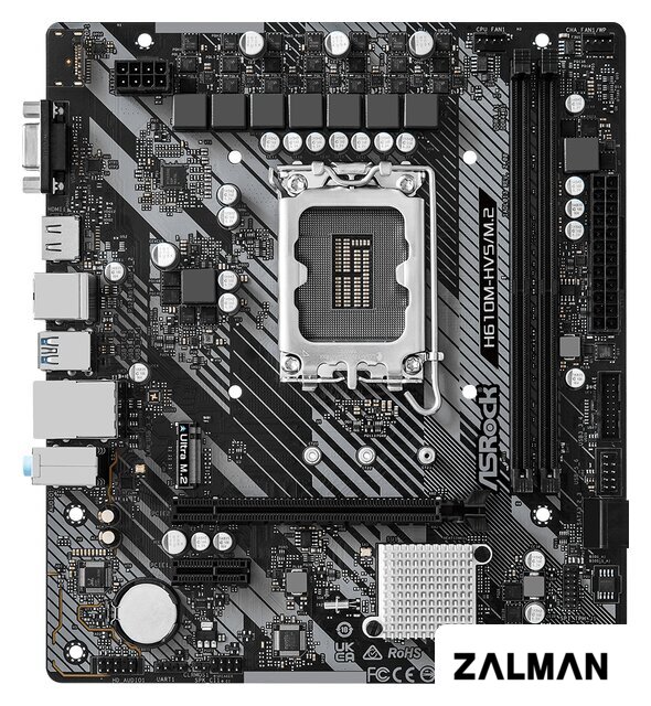 Материнская плата ASRock H610M-HVS/M.2 R2.0