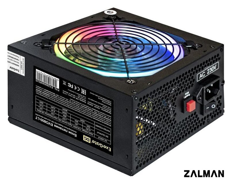 Блок питания ExeGate EVO800-LT EX289069RUS