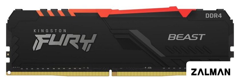 Оперативная память Kingston FURY Beast RGB 2x16ГБ DDR4 3200МГц KF432C16BB12AK2/32