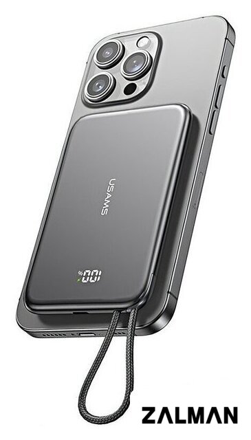 Внешний аккумулятор Usams CD227 5000mAh (темно-серый)