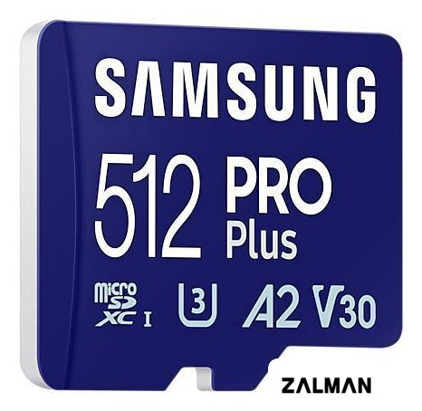 Карта памяти Samsung PRO Plus microSDXC 512GB MB-MD512SA/EU (с адаптером)