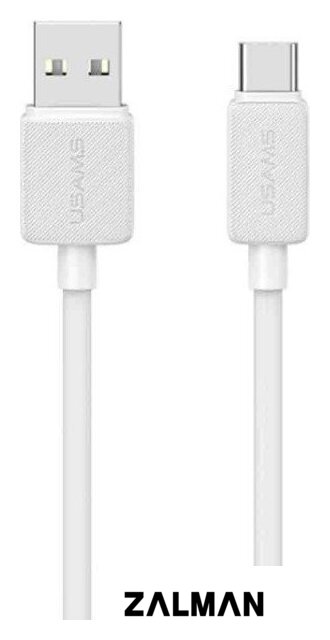 Кабель Usams US-SJ693 USB Type-A - USB Type-C (2 м, белый)