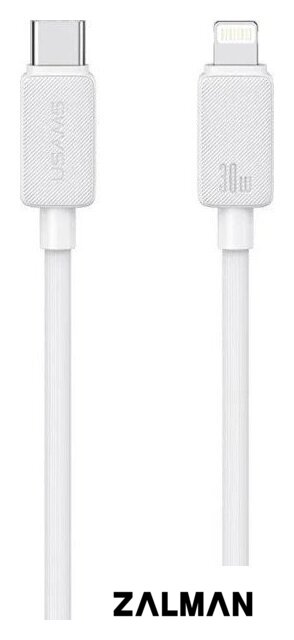 Кабель Usams US-SJ692 USB Type-C - Lightning (1 м, белый)