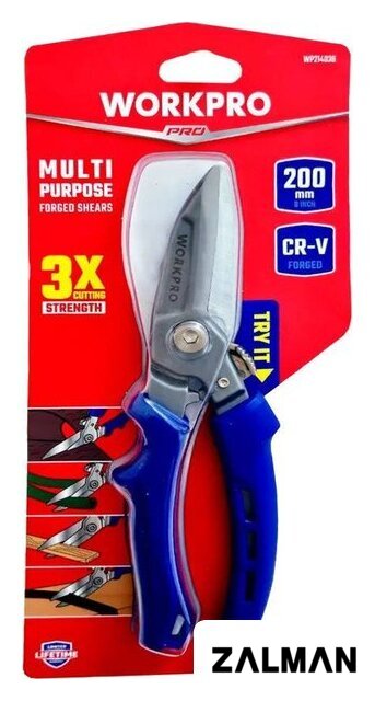 Ножницы по металлу Workpro WP214030