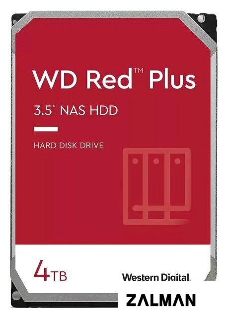 Жесткий диск WD Red Plus 4TB WD40EFPX