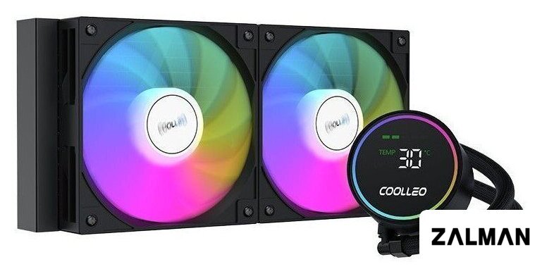 Система жидкостного охлаждения для процессора Coolleo Ice Fairy Dig 240 Lite (черный)