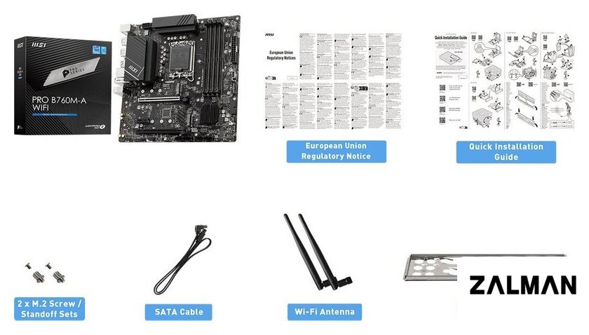 Материнская плата MSI Pro B760M-A WiFi