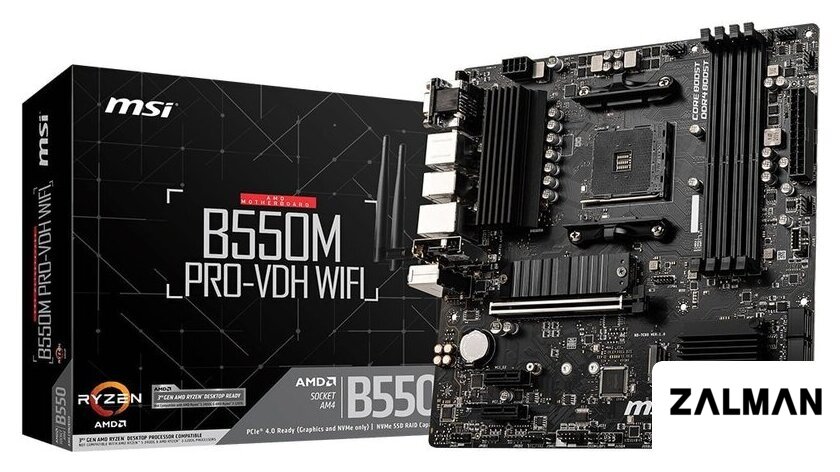 Материнская плата MSI B550M Pro-VDH WiFi
