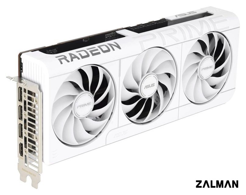 Видеокарта ASUS Prime Radeon RX 9070 XT White OC Edition 16GB GDDR6 PRIME-RX9070XT-O16G-WHITE