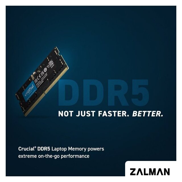 Оперативная память Crucial 32ГБ DDR5 SODIMM 5600 МГц CT32G56C46S5