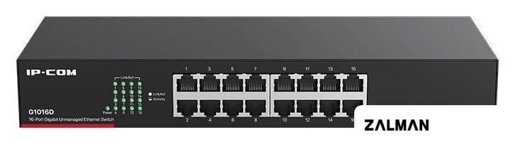 Неуправляемый коммутатор IP-COM G1016D