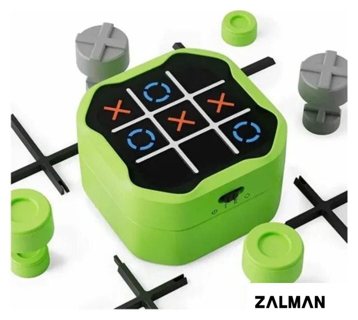 Развивающая игра GiiKER Tic-Tac-Toe Bolt (зеленый)