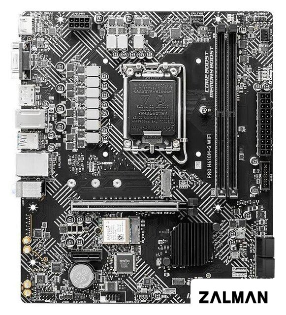 Материнская плата MSI Pro H610M-G WiFi
