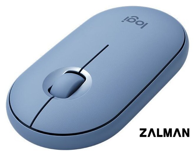 Мышь Logitech M350 Pebble (голубой)