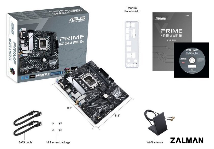 Материнская плата ASUS Prime H610M-A WiFi D4