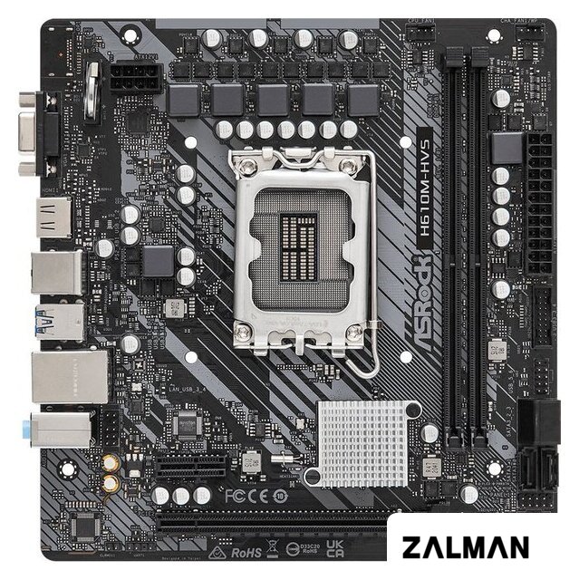 Материнская плата ASRock H610M-HVS