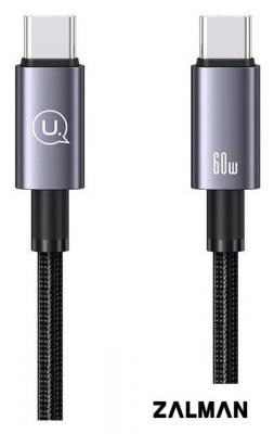 Кабель Usams US-SJ678 USB Type-C - USB Type-C (0.25 м, черный)